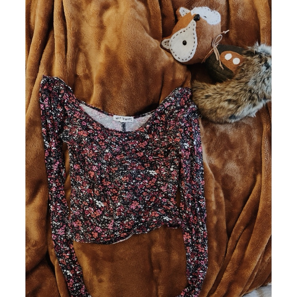Floral long sleeve shirt